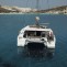Sailing Catamaran Yacht in Greek Waters from Lavrion
