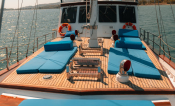 Gulet Cabin Charter in Greek waters in the Saronic Islands