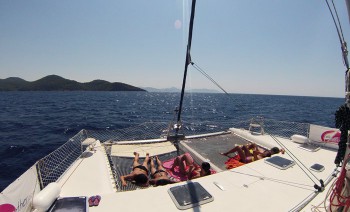 Catamaran Cruise Dubrovnik Islands Cabin Charter