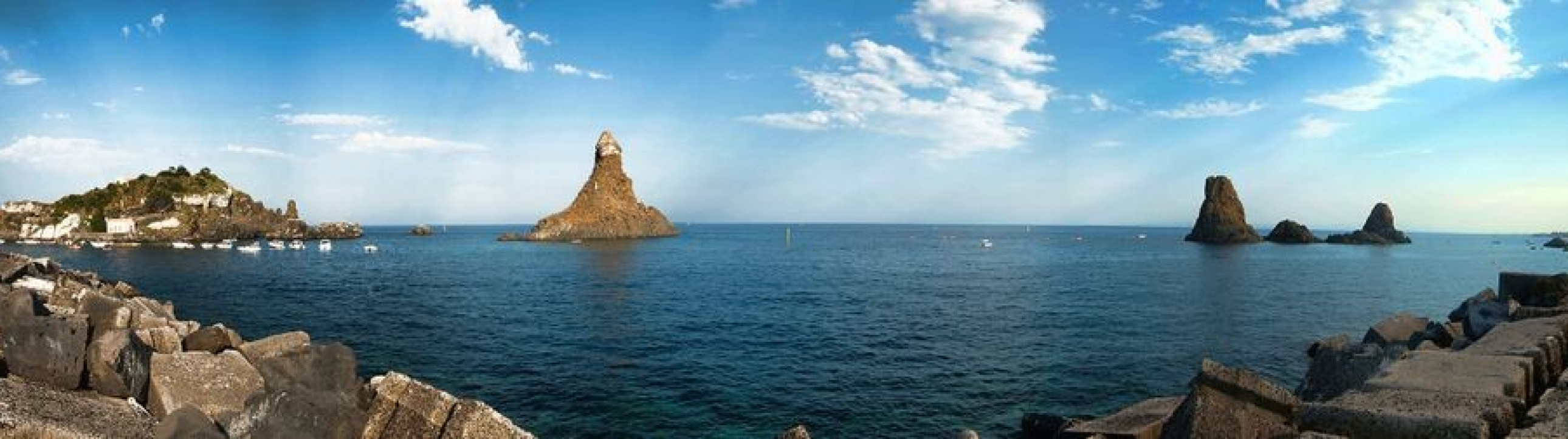 Catamaran Charter Cruise in the Cobalt Blue Sea of the Aeolian Islands - cover photo