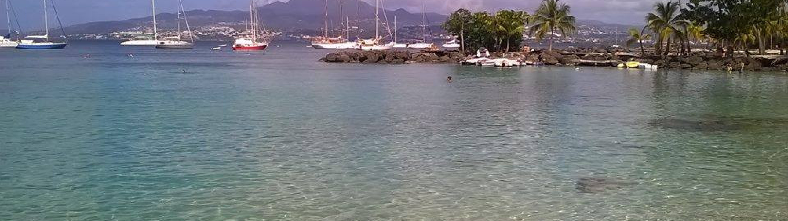 Sailing in the Caribbean from Martinica - cover photo