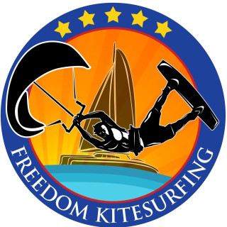 Freedom kitesurfing