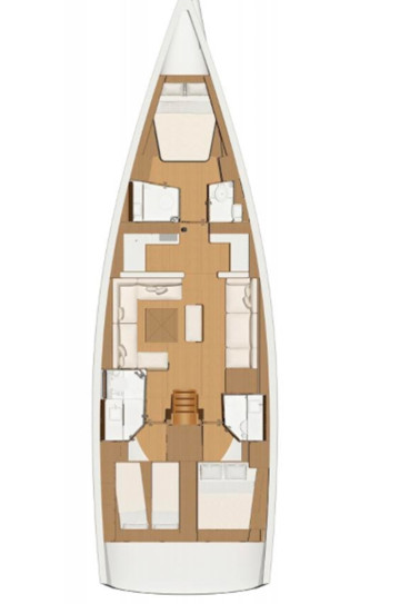 Dufour 520 Layout