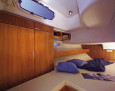 Bavaria 46 Cruiser interior, Front double cabin