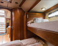 Jeanneau Sun Odyssey 51 interior, Double bunks bed