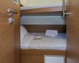 Lagoon 52 interior, Double bunks bed