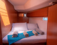 Sun Loft 47 interior, Cabin with Shared Bathroom, Forward Position