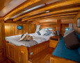 Luxury Sailing Gulet interior, Master Double Cabin