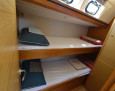 Dufour 520 G.L. interior, Double bunks bed