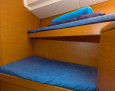 Sun Odyssey 439 interior, Double bunks bed