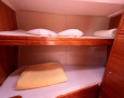 Bavaria 46 interior, Bunk bed cabin 