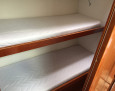 Oceanis 51.1 interior, Double bunks bed