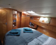 Sun Odyssey 54 DS 3 cabins interior, Master Cabin