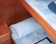 Bavaria 46 Cruiser  interior, Double bunks bed