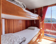 Classic Motor Sailer interior, Twin Cabin (Upper Deck)