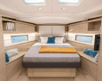Selected Boats Italy interior, Double cabin sailboat