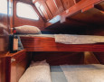 21-metre traditional Greek gullet interior, Double Cabin Bunks Beds