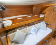 Bavaria Cruiser 45 interior, Bunks bed cabin