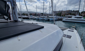 Sailing cruise in Aeolian Islands Portorosa onboard Dufour 48 Catamaran Charter