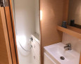 Lagoon 42 interior, Rear double cabin with private bathroom