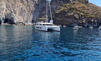 Sailing cruise in Aeolian Islands Portorosa onboard Dufour 48 Catamaran Charter
