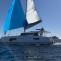 Sailing Catamaran Yacht in Greek Waters from Lavrion