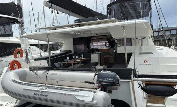 Catamaran Sailing Ionian Islands from Lefkas