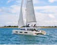 Lagoon Sixty 5 interior, Double Deluxe Cabin