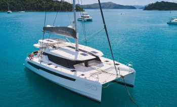 Aeolian Islands Catamaran Leopard 50 Charter From Portorosa