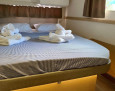 Helia 44 interior, Double cabin front or rear