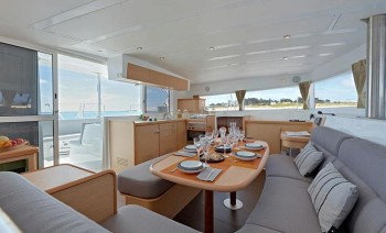 Aeolian Catamaran sailing with comfort