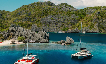 El Nido to Coron Catamaran Expedition Through Palawan Island Waters