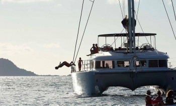 Catamaran Cabin Charter Vacations in Aeolian Islands