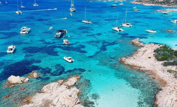 Sardinia and Corsica Catamaran between La Maddalena 