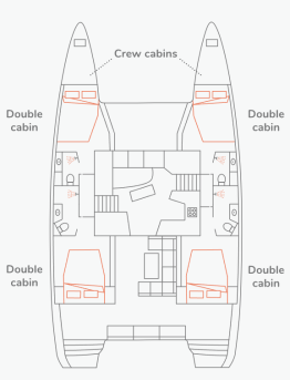 2019 Catamaran Roulette from 40ft to 45ft of length