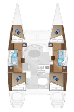 0 Essential Class Catamaran – 38–40ft Cabin Charter Croatia (Roulette)