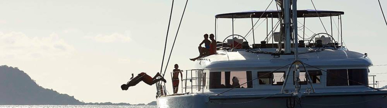 Catamaran Cabin Charter Vacations in Aeolian Islands - cover photo