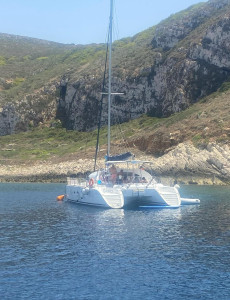 Catamaran Cabin Charter Vacation Aegadian Islands from Marsala