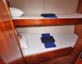 Bavaria 50 interior, Double bunks bed