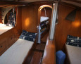 Wooden sloop 13 meters interior, Berth in open space